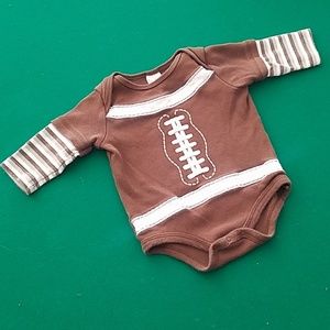 Baby Football Onsie LS Bodysuit Shirt Winter
